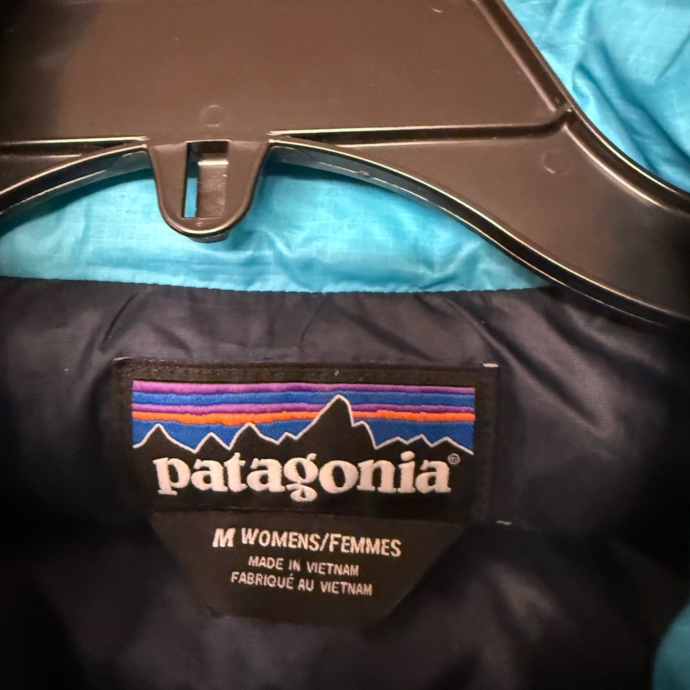 Patagonia 90% goosedown Blue Puffer Vest - Picture 3 of 4